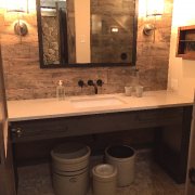 West Dover Guest Bathroom Custom Sink